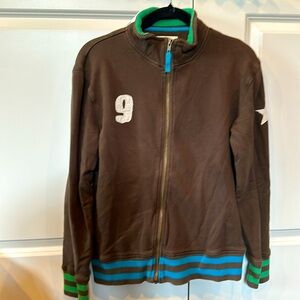 Mini-Boden boys full-zip-up sweatshirt jacket.  Perfect condition-